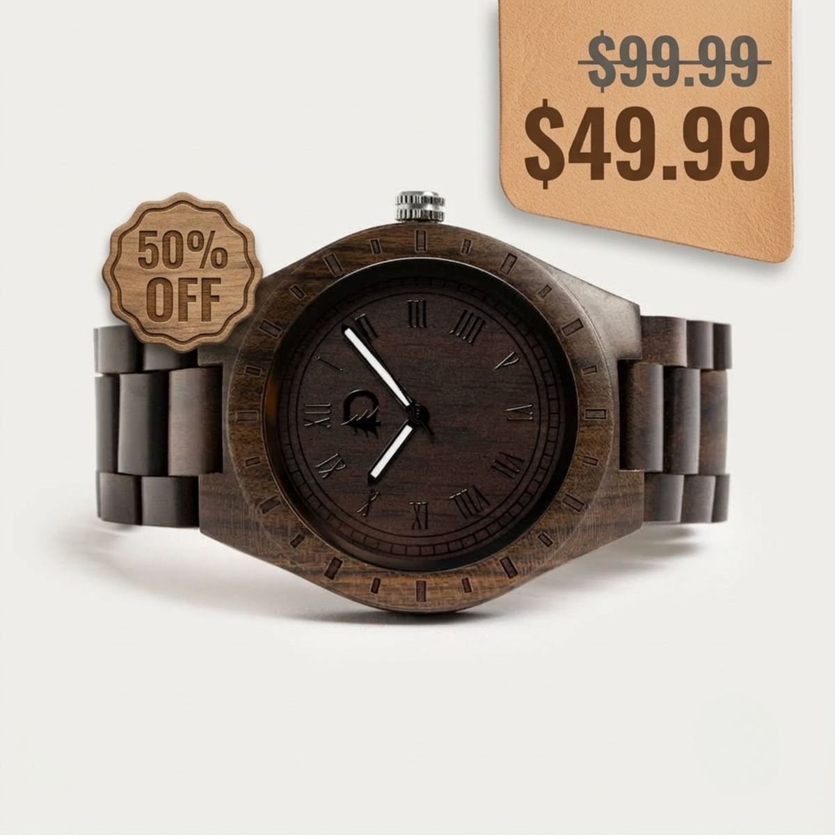 Men's Stylish Wood Watch